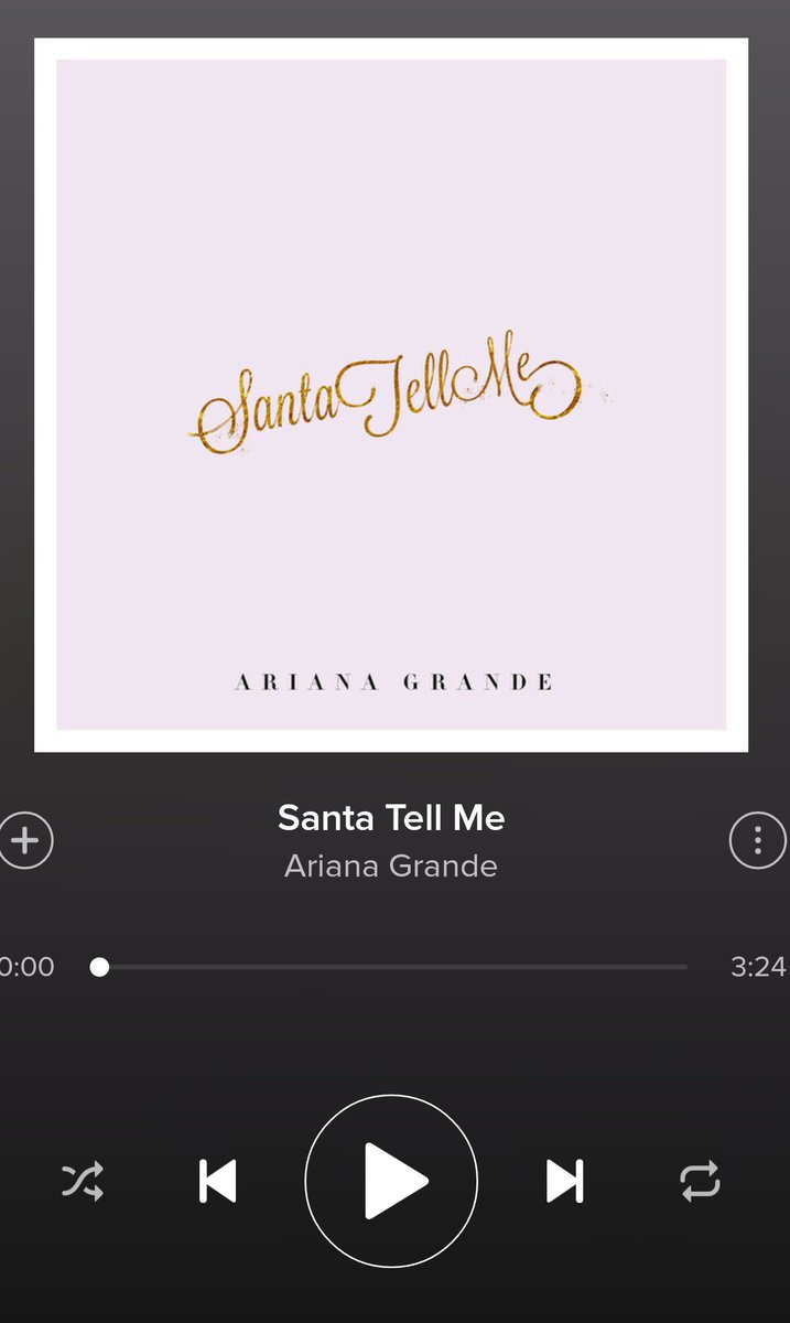ArianatorFamiIy's tweet photo. Rt / Like if this is the best Christmas song 💞 https://t.co/babrsPUxBF