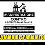 RT @campanavalerio: <a href='https://t.co/JavWe70paG' target='_blank'>https://t.co/JavWe70paG</a> 
Il Pd ha salvato le banche, ora #Salviamoirisparmiatori <a href='https://t.co/15pkoNT13A' target='_blank'>https://t.co/15pkoNT13A</a> 
