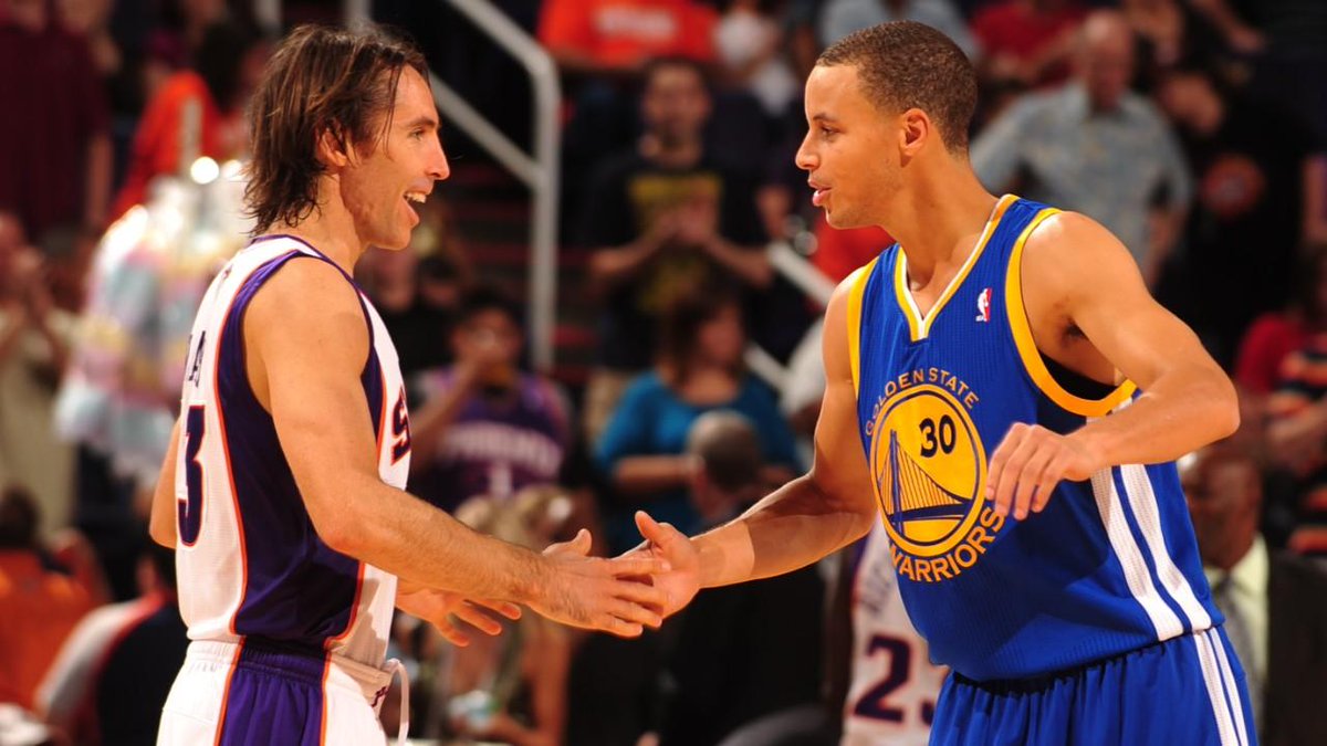 NBAcom's tweet photo. Morning Shootaround - Steve Nash big fan of @StephenCurry30 #HangTimeBlog
MORE: https://t.co/LjfStCvXZx https://t.co/f00iNmS6vZ