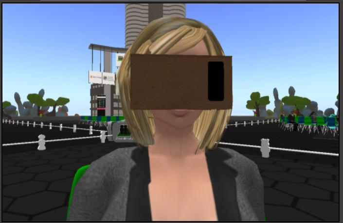 mrshoward118's tweet image. Wearing my Google Cardboard at #OSCC15!!  Check out more:  conference.opensimulator.org/2015/