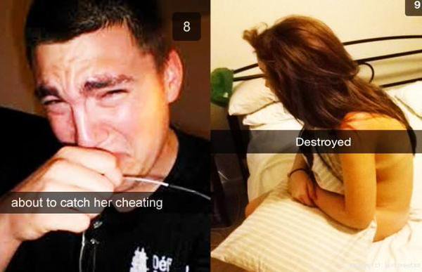 Footy__Laughs's tweet photo. Guy Posts Snapchat Of Catching Cheating Girlfriend! WOW! 🙈😱😁 https://t.co/p9IEzyVd1Y https://t.co/tqldDJA9fQ