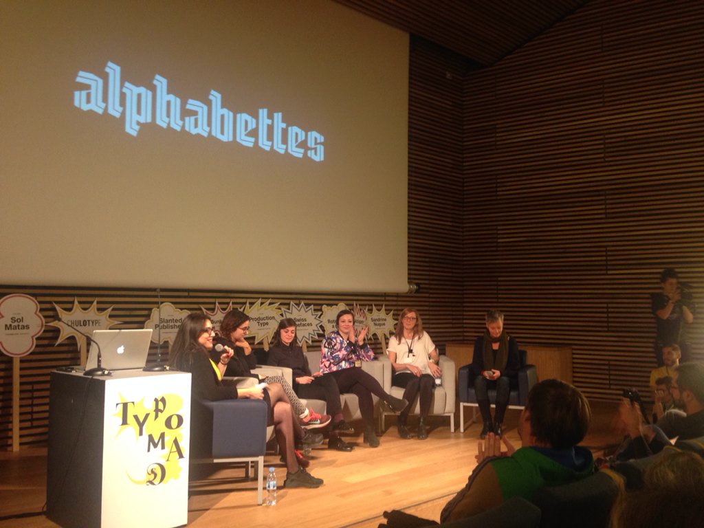 alphabettes_org's tweet photo. Last tricky question for the panel: “is it true that fees are lower for women designers?” #betteslive #Typomad15 https://t.co/t5N3ZKnrD0