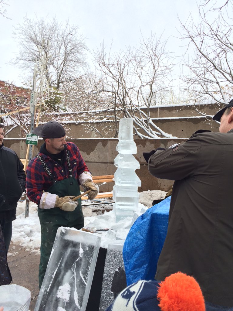 Ice sculptures!
