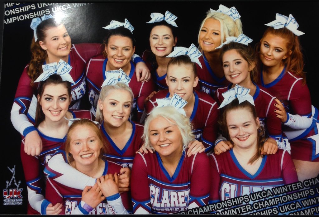 _molliecutler's tweet photo. @UKCheerleading @ClaretsCheer DAY 1! https://t.co/whfzSd83W1