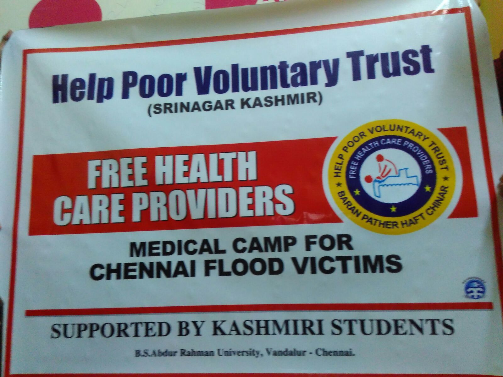 Kashmiris helping in Chennai Relief CVev9dYUwAAHilU
