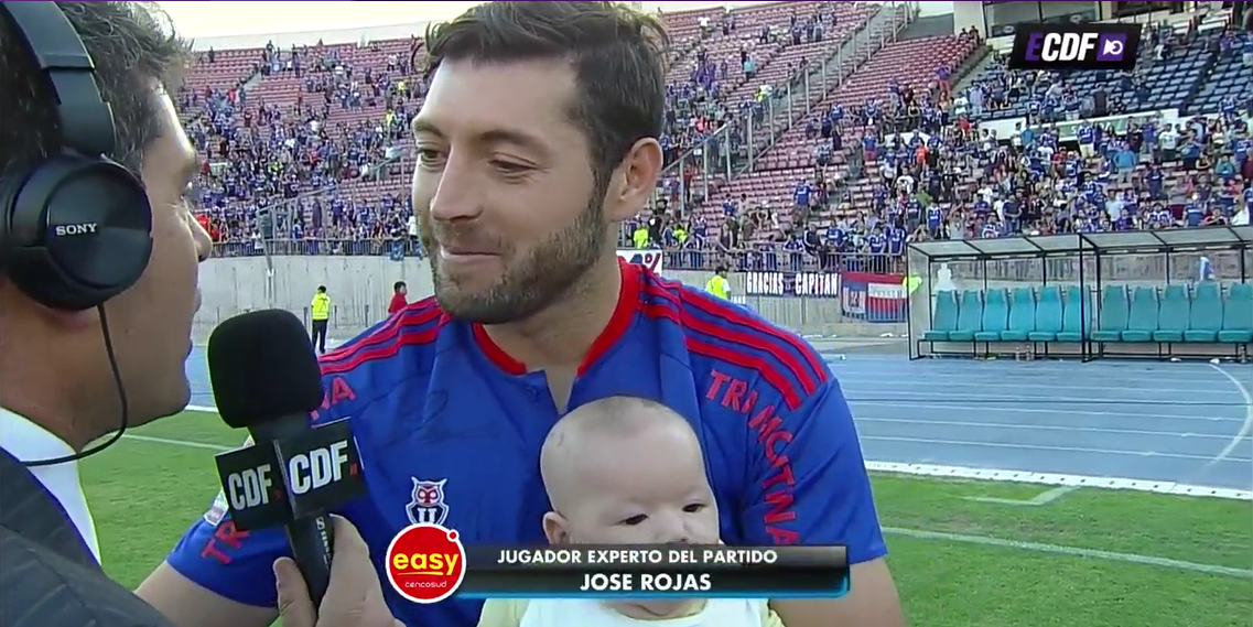 TNTSportsCL's tweet photo. #JugadorExperto: José Rojas de @udechile es elegido como el mejor del partido. Sigan participando con @CDF_cl https://t.co/aTeYRiLvl5