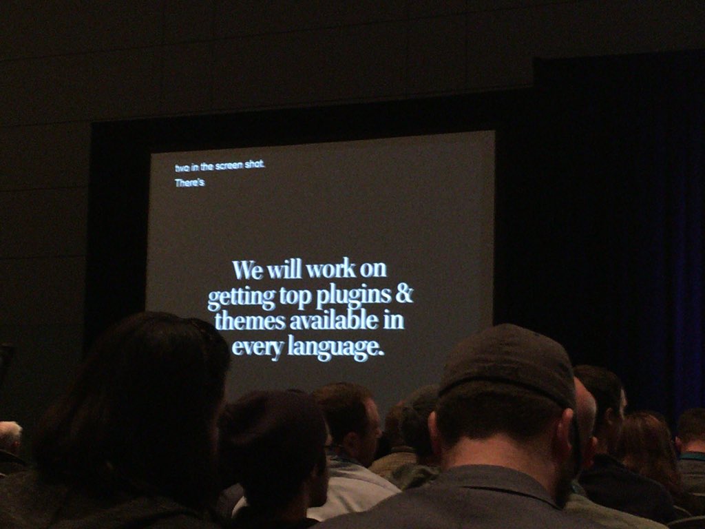 "We need as many people as possible to translate WordPress" by <a href="/photomatt/">Matt Mullenweg</a>  #wcus translate.wordpress.org