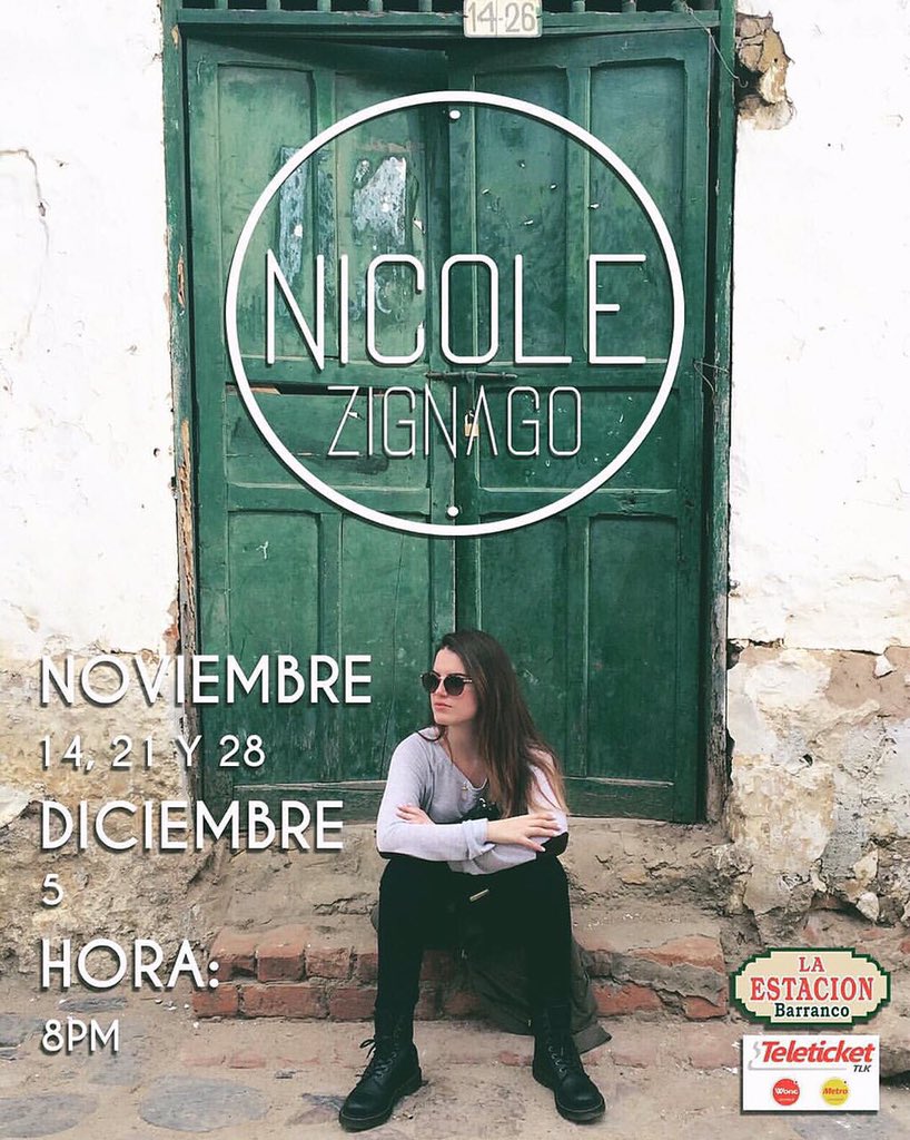 gianmarcomusica's tweet photo. HOY última fecha de @nicolezignagom 
8pm
Entradas en la misma boletería 
precio S/.35 soles
No se la pierdan!!! https://t.co/XmuuFYwv74