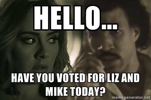 lizzzturner's tweet photo. Hello...it's me...I was wondering after all these years you'd like to vote...
#museweddinggiveaway @CRAVECateringMN https://t.co/PuspHeeobY