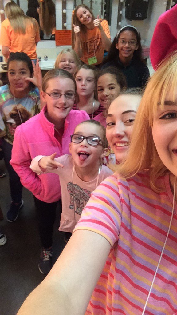 nshsLP's tweet photo. Hair &amp; Makeup with Junie B. Jones #CTW2015 https://t.co/Ikqrb1EkMh