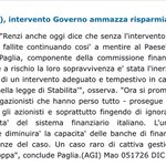 RT @Sinistrait_: #Salviamoirisparmiatori @GiovanniPaglia: intervento governo ammazza i risparmiatori.
#Sinistraitaliana 