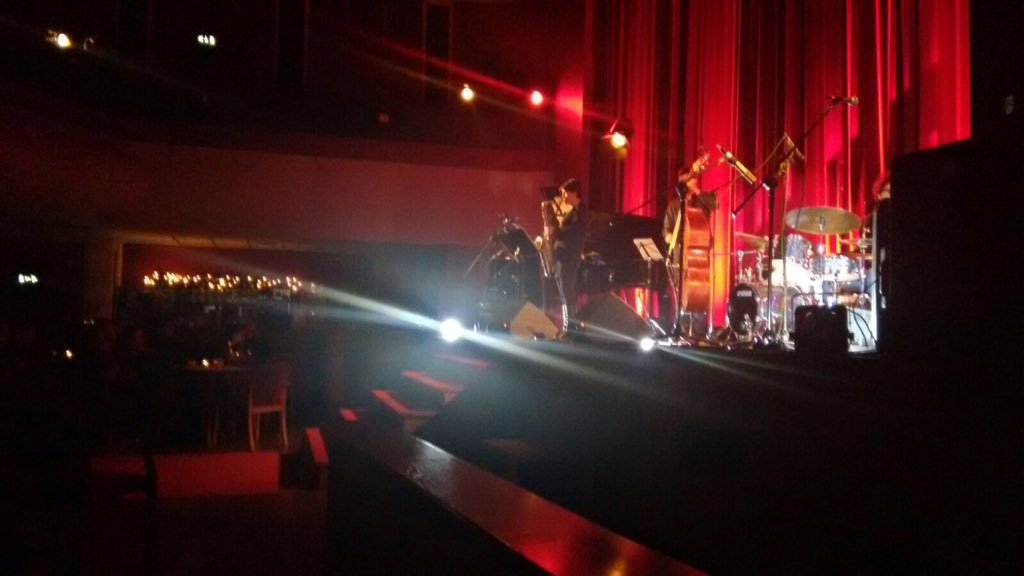 WomanInJazz's tweet photo. #WinJazz Live from Katowice: #MilenaAngele' Resiliency project in #redblackandblue https://t.co/TOGKCwCndd