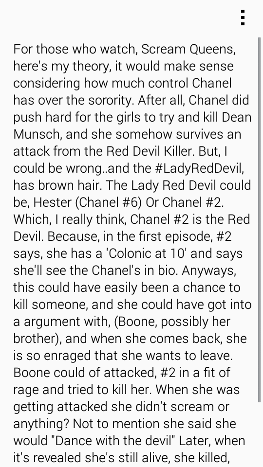 raindropslovin's tweet photo. #ScreamQueens #LadyRedDevil https://t.co/uzGioiJWjh