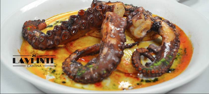 Who's in the mood for a little "pulpito?"  #MiamiLunch #FoodPorn #CantinaLaVeinte ow.ly/TWRoC #ArtBasel