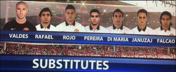 NOT_MOTD's tweet photo. Throwback to when Manchester United's bench looked more like a drug cartel. https://t.co/DZRY8Z1wuY