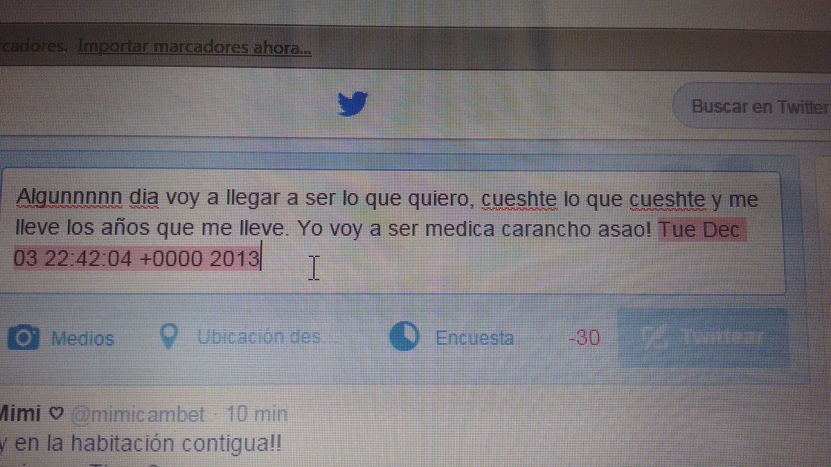 Tuit tuyo de hace dos años. Tenelo presente. Siempre. Te amo. Feliz futuro dia! <a href="/ManuelaArrechea/">Manue</a>