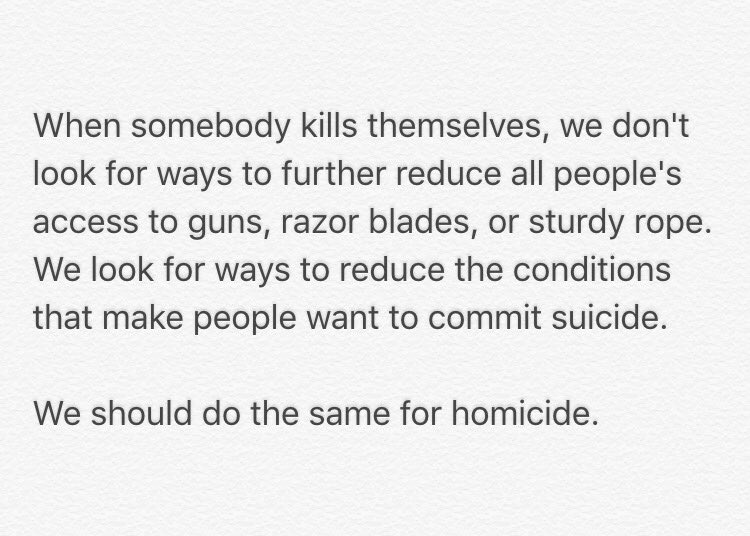 FrankLuntz's tweet photo. If you want to reduce the number of gun deaths and murder… https://t.co/x72TBmxUis