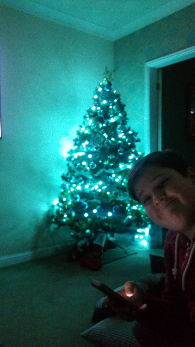 jonesy260's tweet photo. Love my tree my youngest has to get in on the action #Christmas https://t.co/accN5adta3