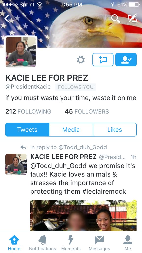 USA4Tompkins's tweet photo. Even Kacie herself admits that a vote for her is a vote for wasting time! Don't slouch, Take action, Vote Jackson! https://t.co/aNutiN81VO