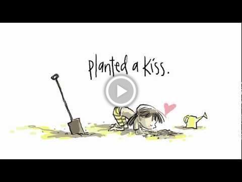 Powerhouse_love's tweet photo. [OFFICIAL BOOK TRAILER] "Plant a Kiss" new! by Amy Krouse Rosenthal and Peter Reynolds https://t.co/5dvvh0smd6 https://t.co/nlShKqPu6g