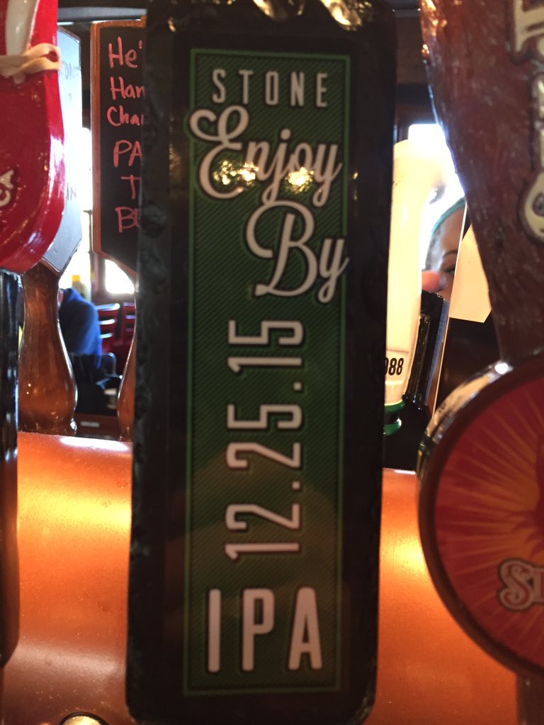 TPH_NJ's tweet photo. Just tapped @StoneBrewingCo #enjoyby &amp; its tasting great! Get in here! #abetterbeerbar #pjspourhouse @StoneBrewLee https://t.co/Gj7DunKe07