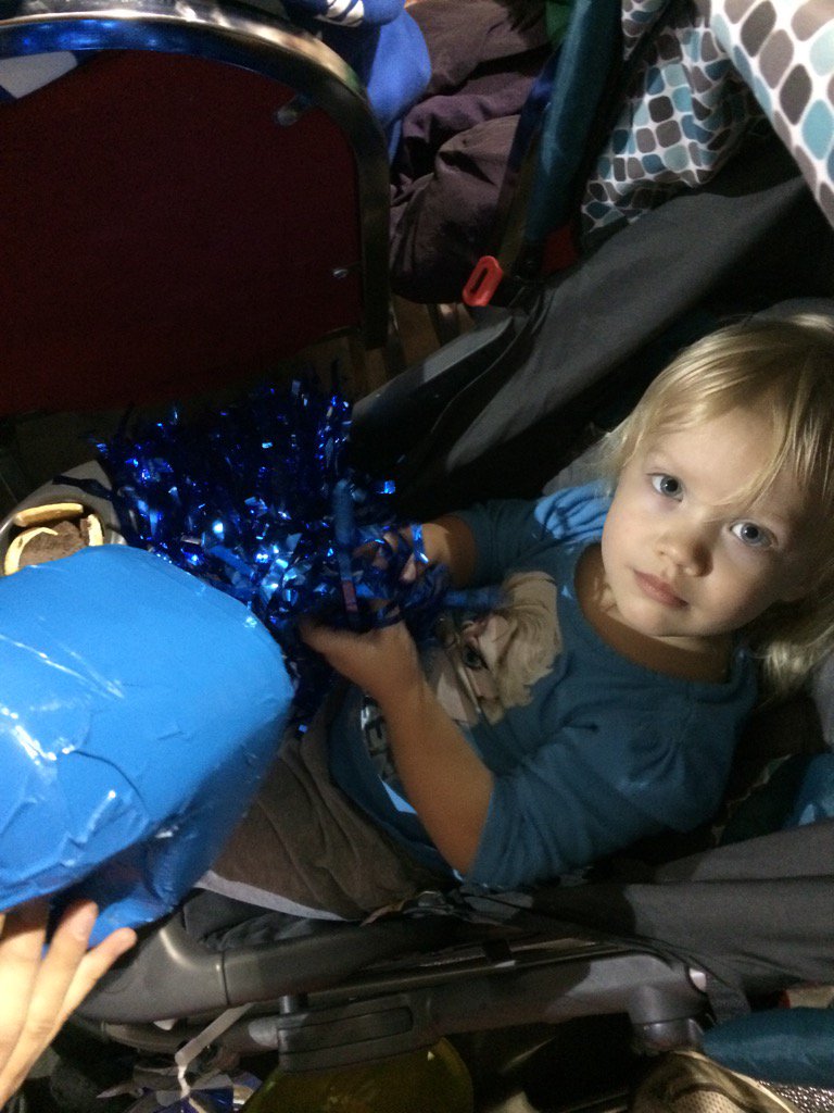 PCARobotics's tweet image. Our youngest team member cheering us on! #paydirt2015 #TeamSpirit #cute