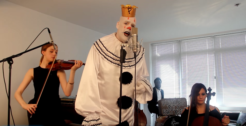 LSeco's tweet photo. Puddles Pity Party, el payaso triste que canta ♪ como bajado del cielo.

Playlist → https://t.co/TgBJY57QEp #DJSeco https://t.co/6DQnrCSZtV