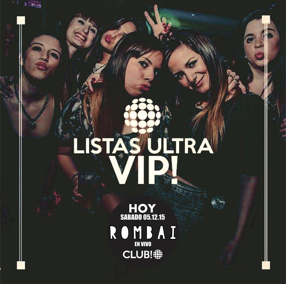 clubleloir's tweet photo. TODAVIA NO ARMASTE TU LISTA PARA VER A Rombai?
HACELO YA CON EL TAG: #LISTASCLUB AL 1166110321
#SOMOSLAFIESTA https://t.co/54MUtuyuet