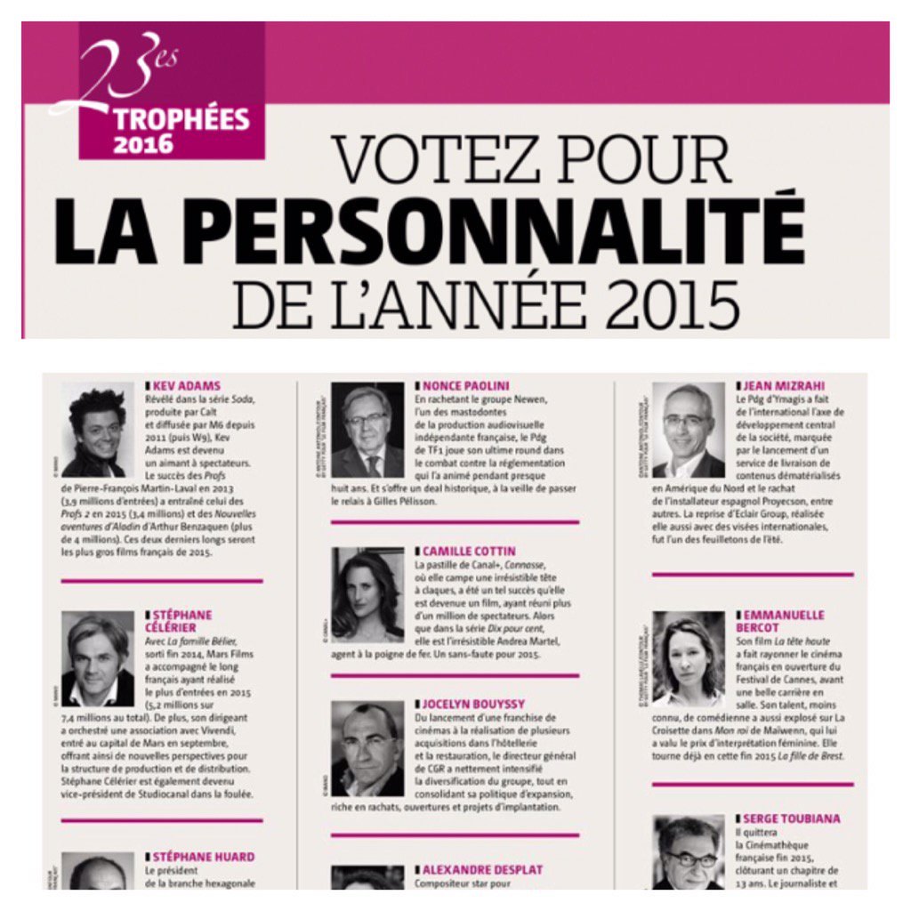 kevadamsss's tweet image. Allez Voter pour moi pour etre "Personnalité de l'année 2015" du @lefilmfrancais ! Ici---&amp;gt; ift.tt/1le9Xck