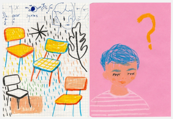 “Happy when I’m drawing, 15 and Dutch”. You gotta love Hanna Hosman. #illustration puurconfituur.be/blog/detail/fa…