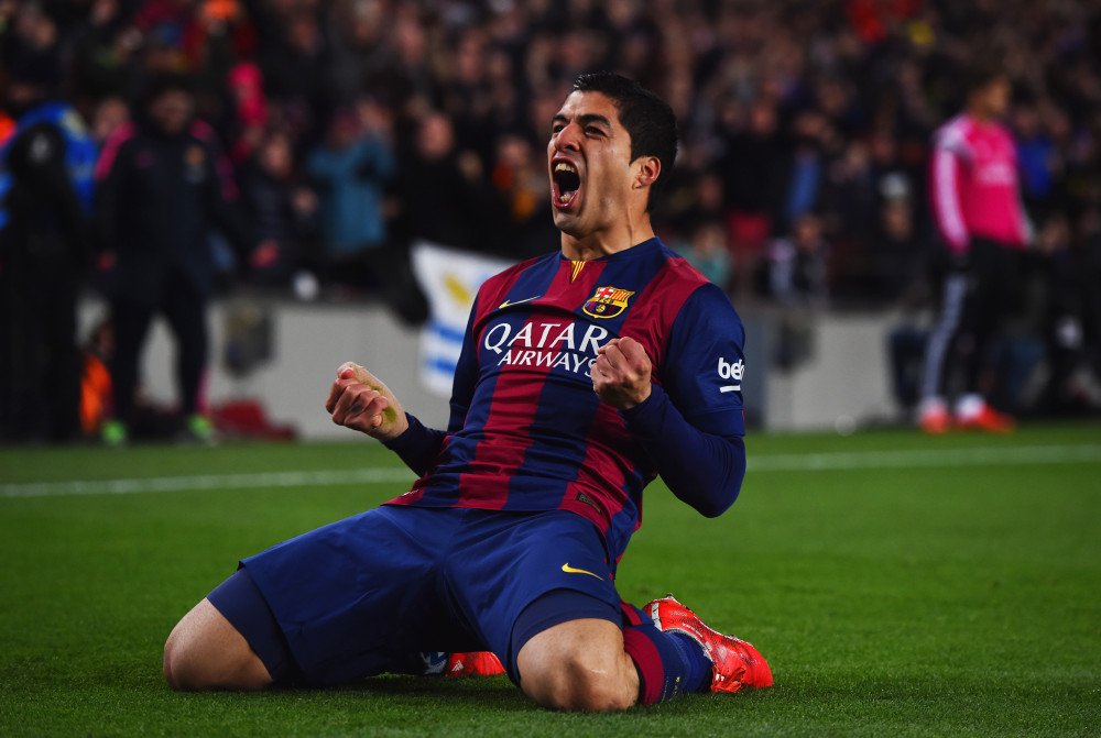 FootballFunnys's tweet photo. RT if you think Luis Suárez is the best striker in the world! https://t.co/1cr5zzGzcu