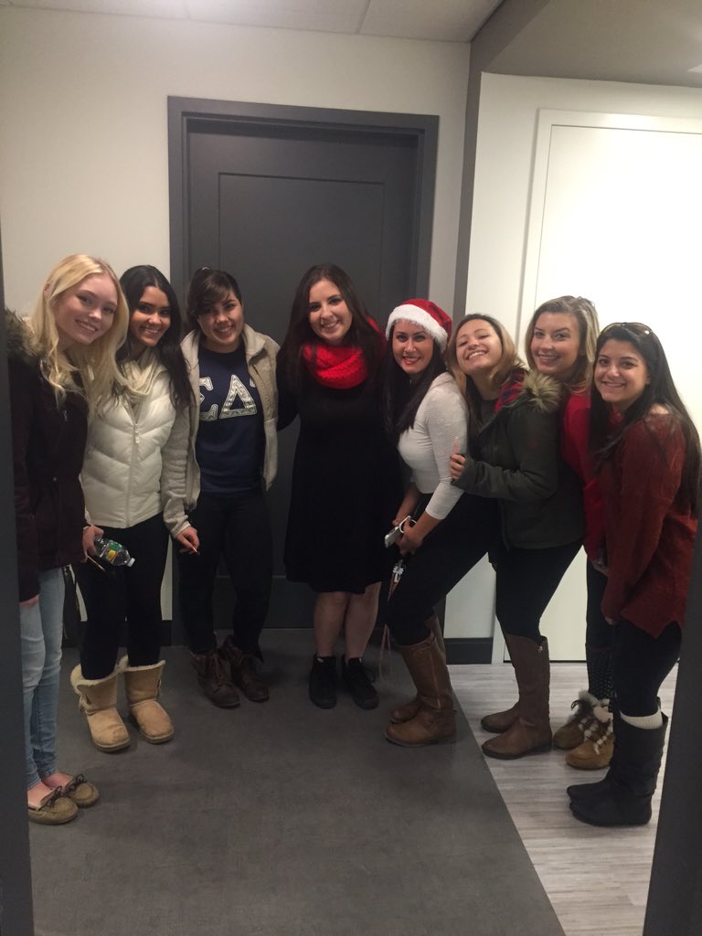 Some sisters going to carol for Rowan's <a href="/sgapresidant/">Rowan SGA PresidANT</a> !