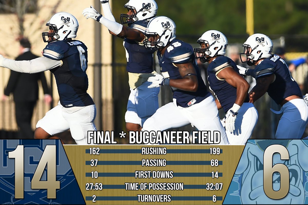 CSUGameDay's tweet image. #BlueSwarm D dominated as the Bucs forced a season-high 6 turnovers in the win #TaleoftheTape