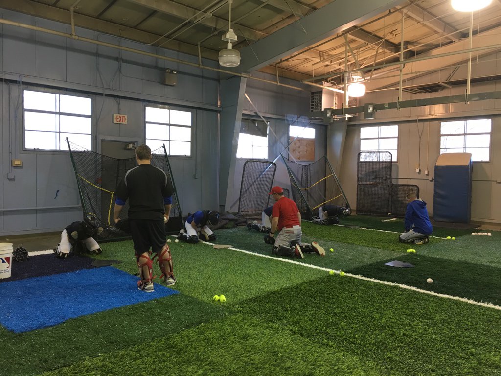 CoachKolster's tweet photo. Had a great time watching @IsdBrad &amp; @MaddoxTellsAll instruct young catchers at the annual Van Horn catcher’s camp. https://t.co/8GuQT7KDBp