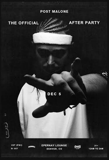 Tonight is gonna be a wild one .... <a href="/PostMalone/">Post Malone</a> #AFTERPARTY