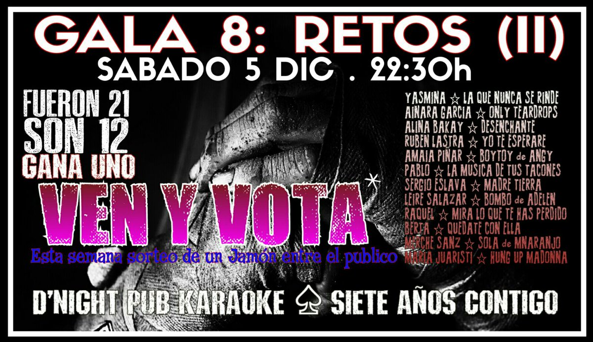 DnightPub's tweet photo. Anímate a venir y vota! https://t.co/4sUy6Swt6Z