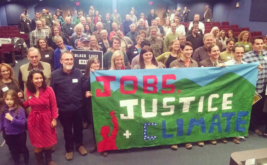 RightsVT's tweet photo. #VT stands in solidarity w/people in #Paris streets at #COP21 #ItTakesRoots #JobsJusticeClimate #vtpoli #radsummit https://t.co/lloZZlWFhT