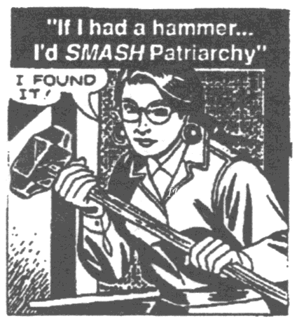 fight4femmes's tweet photo. Haha...if I had a hammer. 😀😀 #feminism #patriarchy #notrealsuffering #misogyny https://t.co/Q113BtAFsO