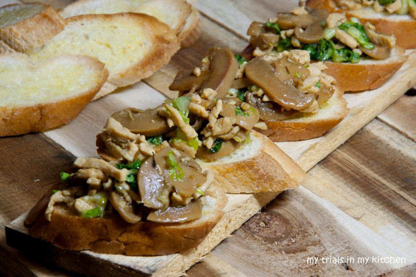 seetfei's tweet photo. Chicken Mushroom Bruschetta #recipe - https://t.co/d6cJFENJvB #appertiser #homecook https://t.co/AKFfOgSAyt