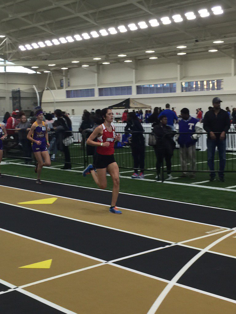 LouisvilleTFXC's tweet photo. Cardinal Senior Leah Kiyohara races to a personal best time of 10:03.64 in the women's 3000 meter run. https://t.co/276aOexAnV
