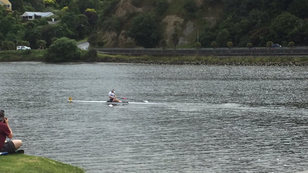 Mahe is through the Dublin St bridge in exceptional time..what class