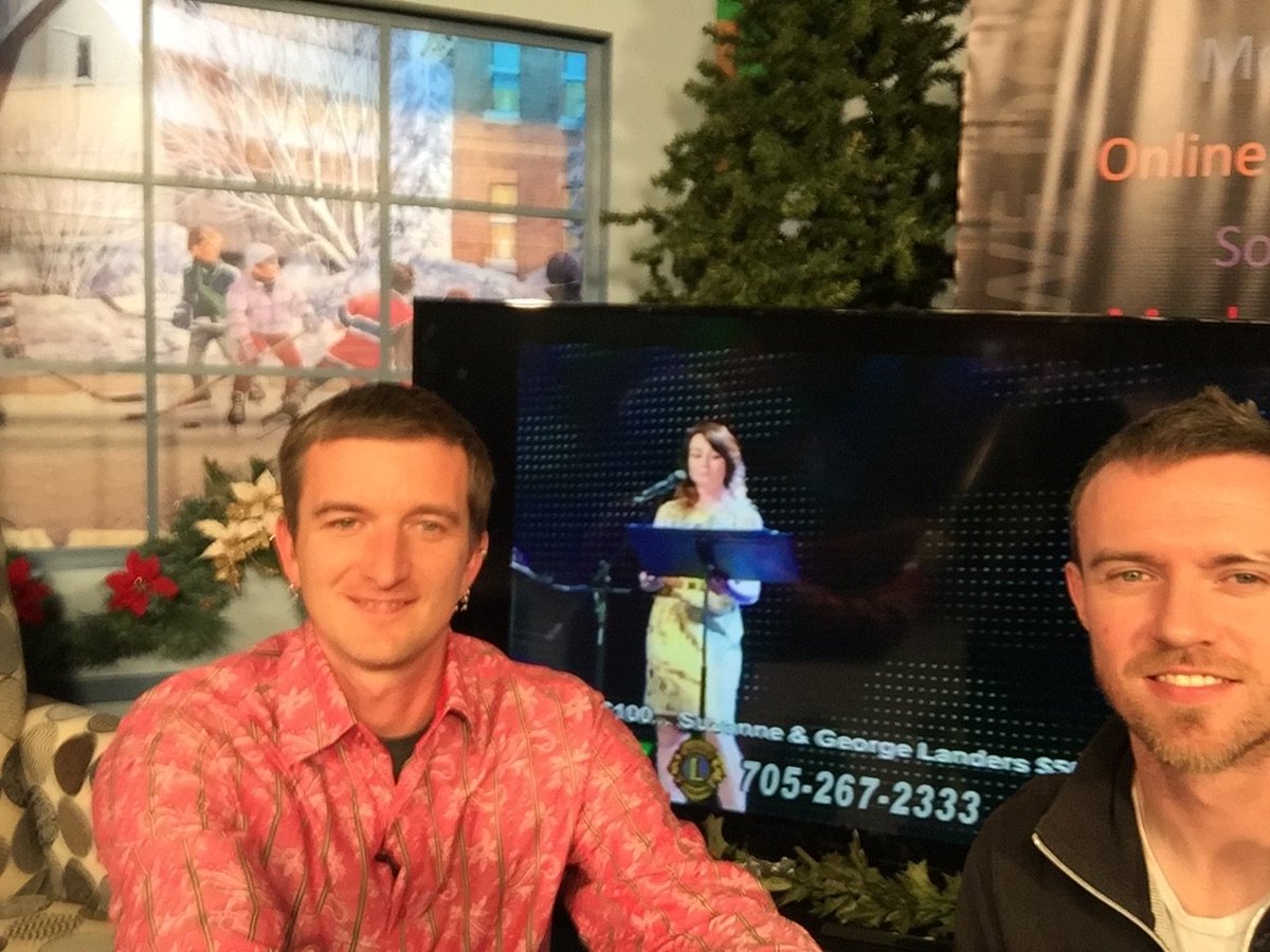 TimminsTelethon's tweet image. Jason and Byron of @logikalcode with their #TimminsTelethon selfie! Where are you watching from? Send in your pics!
