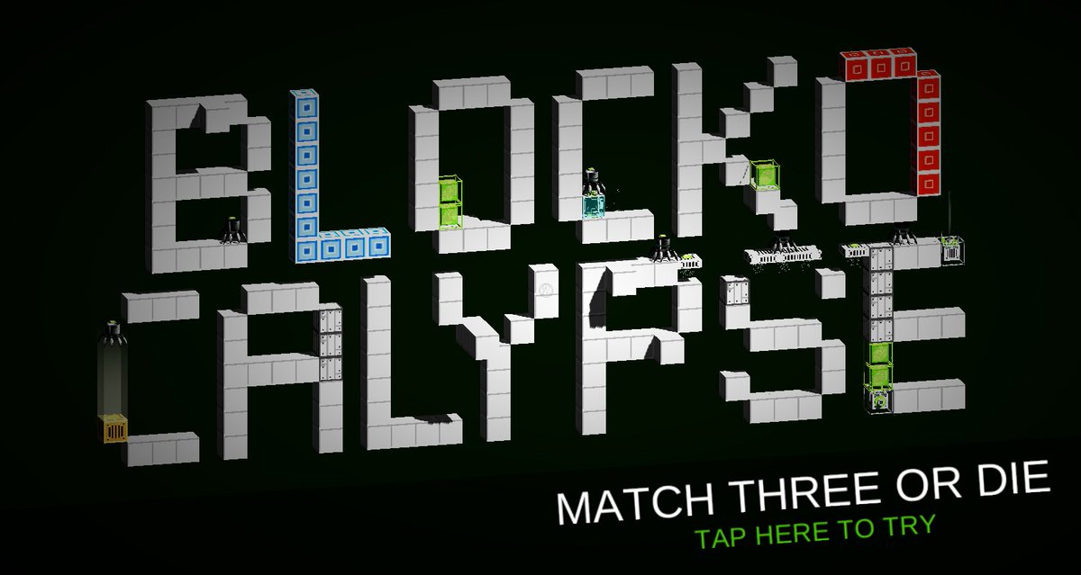 firepunchd's tweet photo. Always wanted to make a puzzle game with a big possibility space. This is it #Blockocalypse #screenshotsaturday https://t.co/Pff23nLfdI