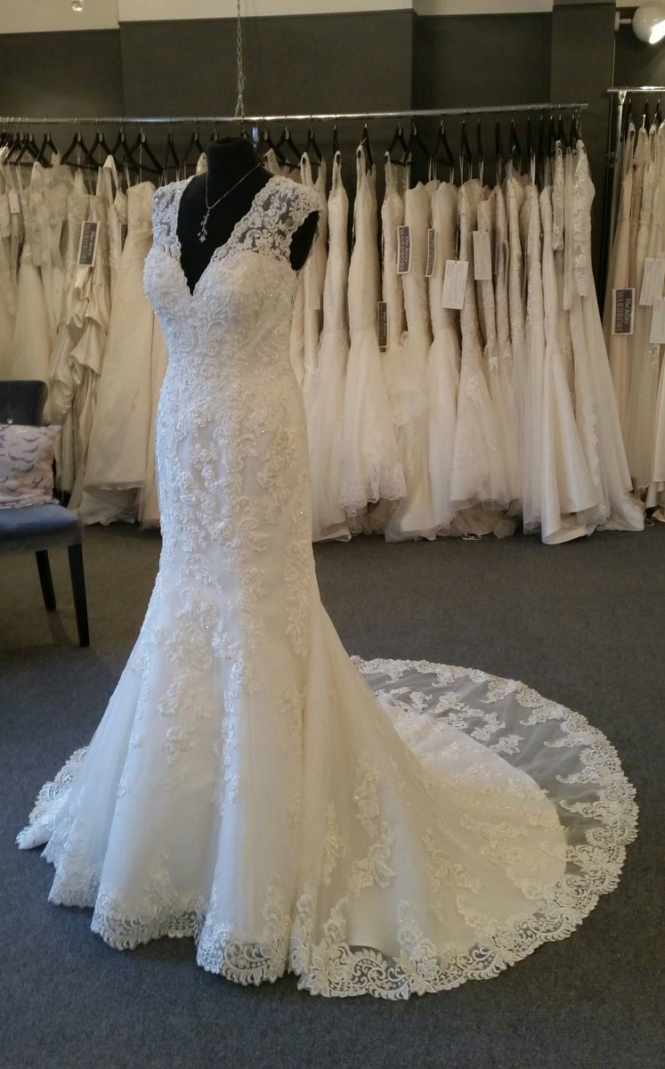 Love this new @MoriLeeUK  gown 2806!  It's a beauty! Now in stock and ready to try 👰❤