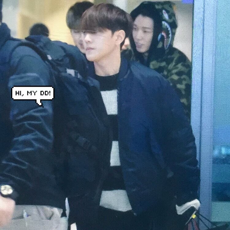 #DONGHYUK just arrived at ICN airport from Shanghai cr:HiMyDD
