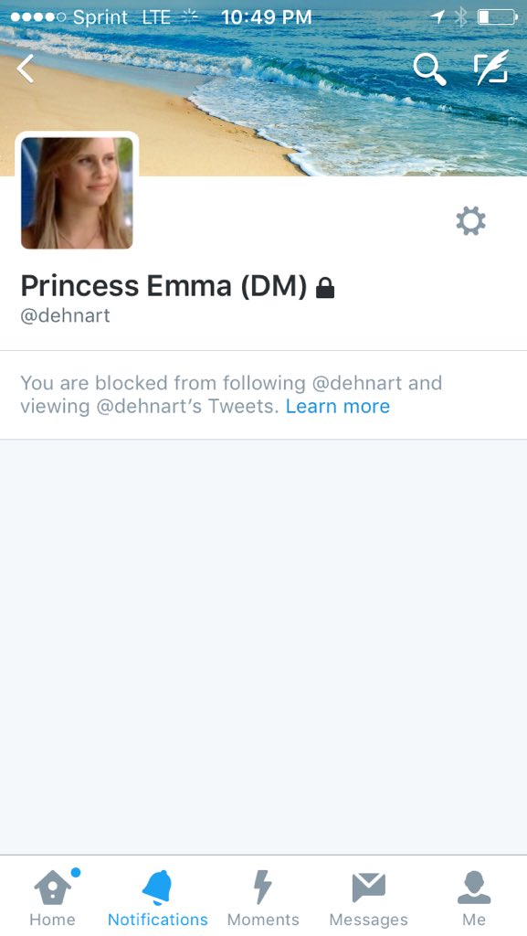 Uhm I literally just followed you and you block me? Okay.