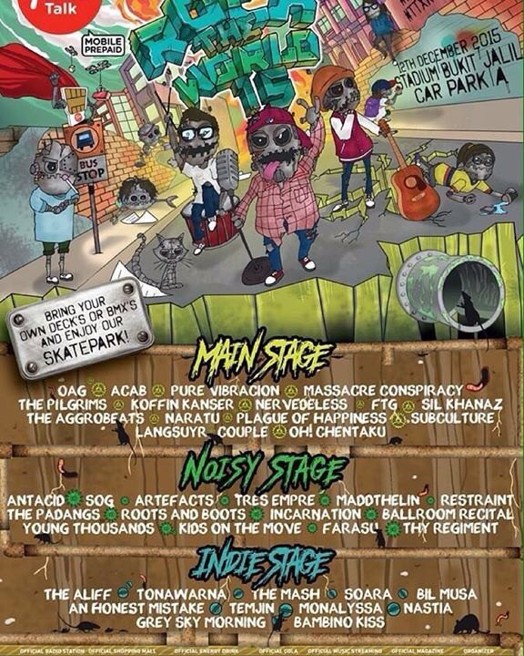 ROCKTHEWORLD15 official flyers is out

We'll be playing at 1.30pm, Mainstage.

See you there \m/ #RTW15