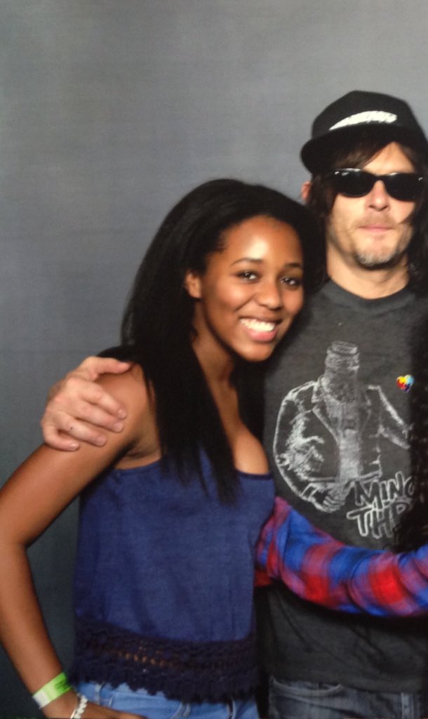 Met Norman Reedus happy early birthday to me :) 