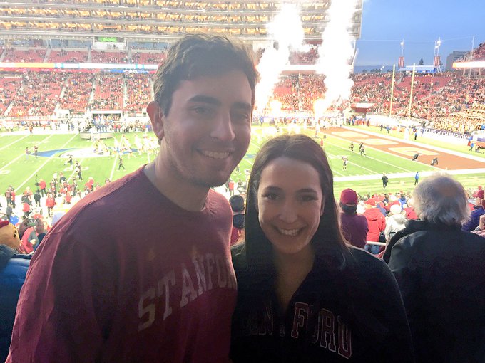 Let's #GoStanford!! #Pac12Championship 🎉🏈🎉😄 https://t.co/XBROB9zcn0<a href="/tag/gostanford"class="tags">#GoStanford</a><a href="/tag/pac12championship"class="tags">#Pac12Championship</a>