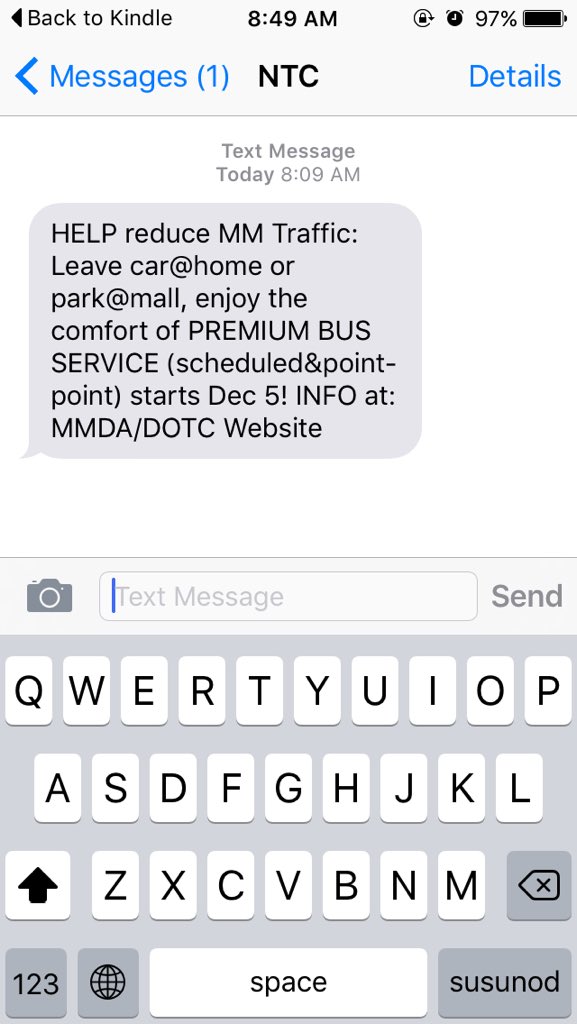 ChiliMedley's tweet photo. Received this today. I appreciate the initiative. And God, I sure hope it helps. #premiumbus #expressbusservice https://t.co/8XGYSPJpHF